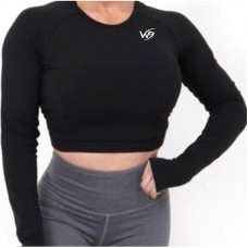 Full sleeve crop t fit